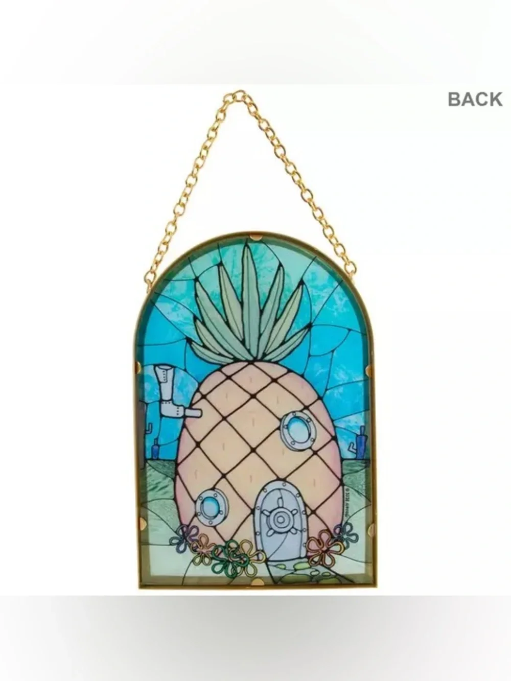 SpongeBob Pineapple Stained Glass Wall Decor